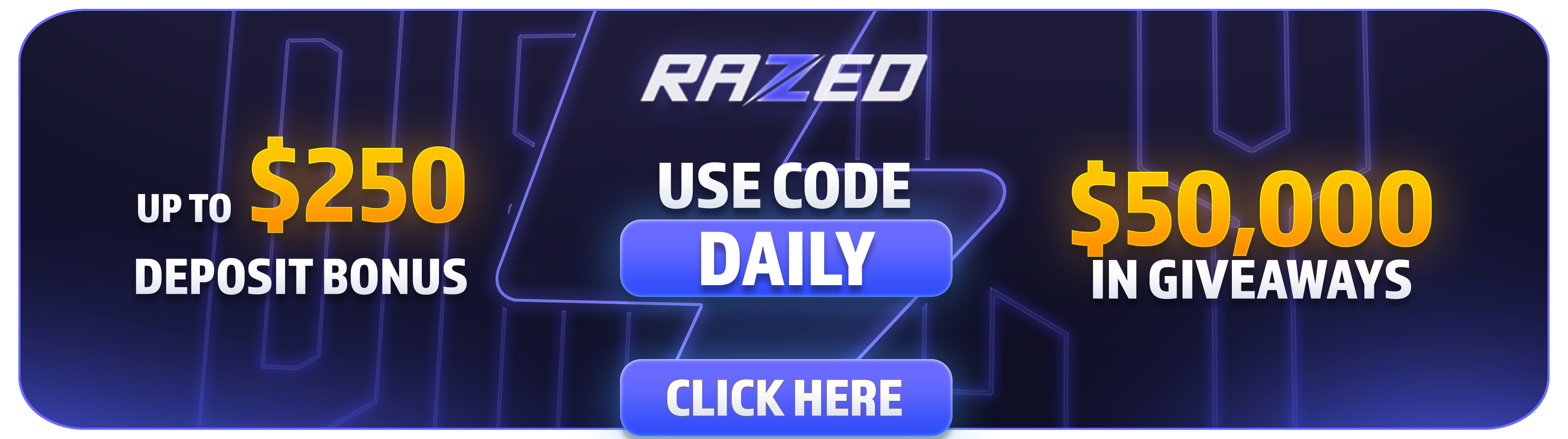 Razed Casino First Banner